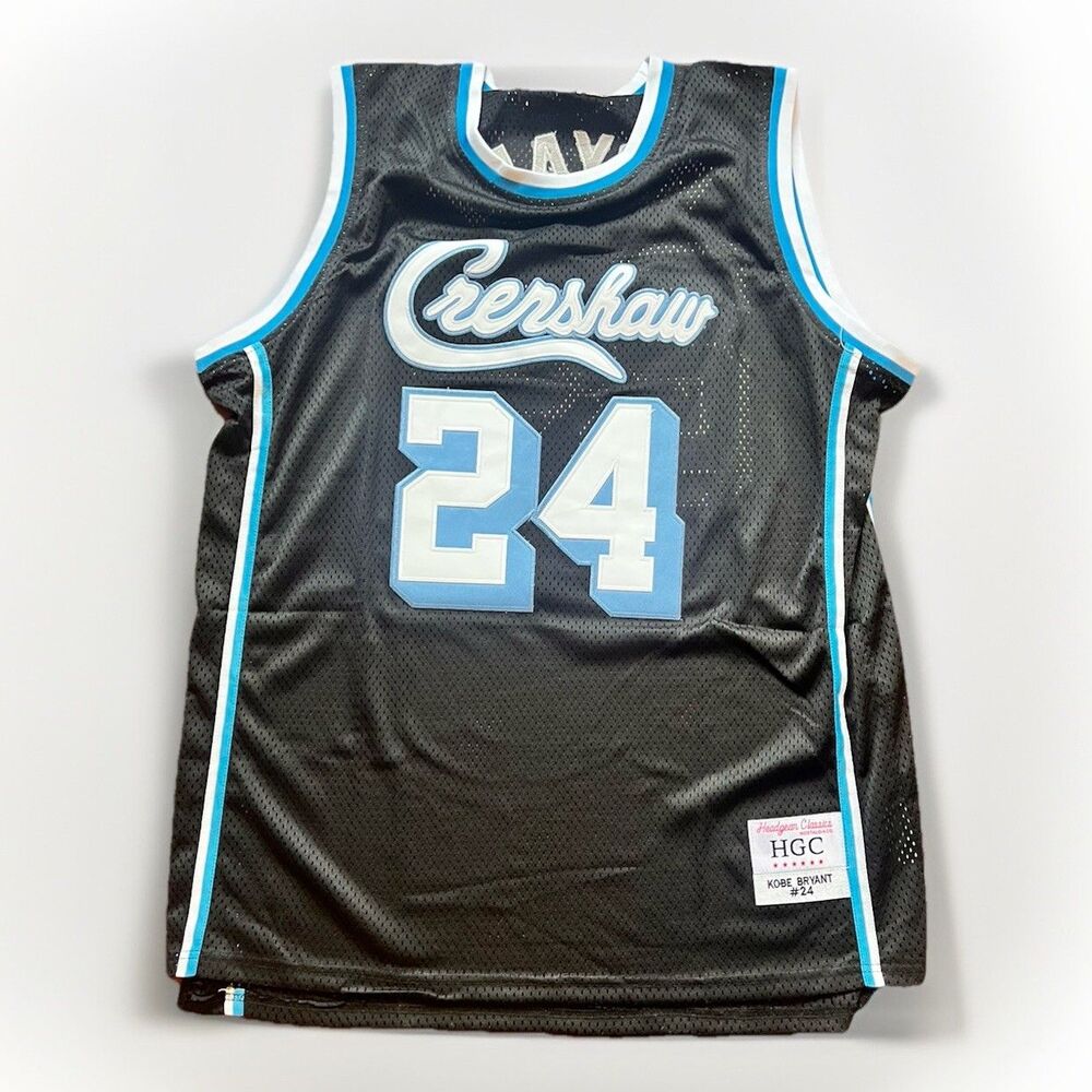 Headgear Classics Kobe Bryant #24 Crenshaw Basketball Jersey Men's Size 3XL